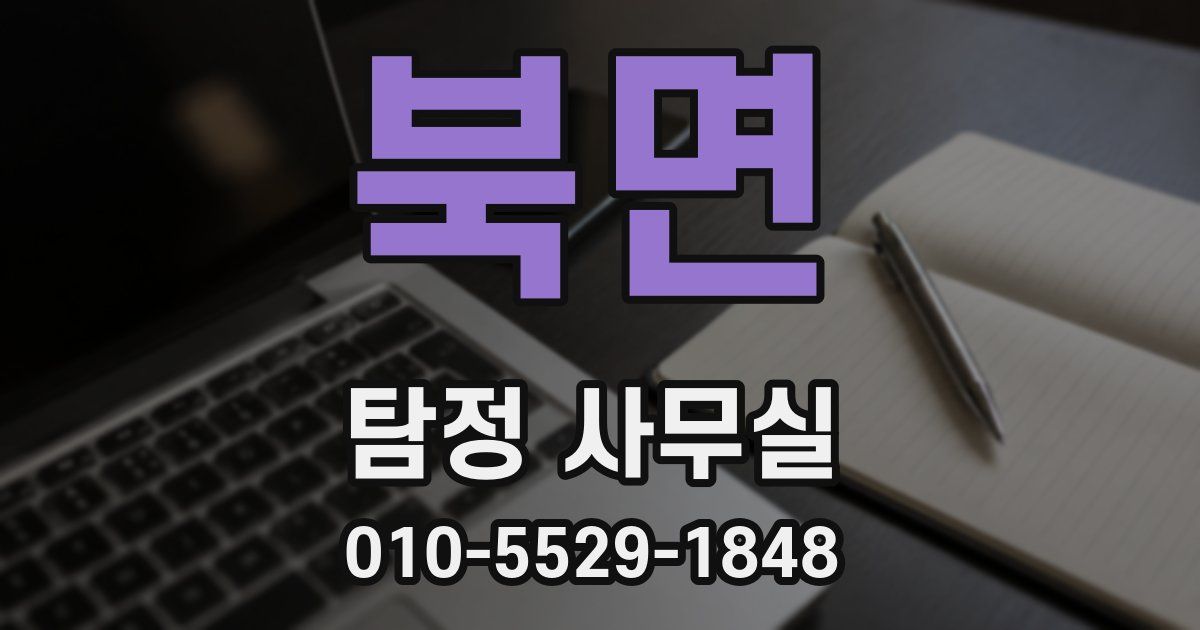 북면 탐정 사무실