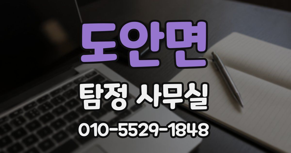 도안면 탐정 사무실