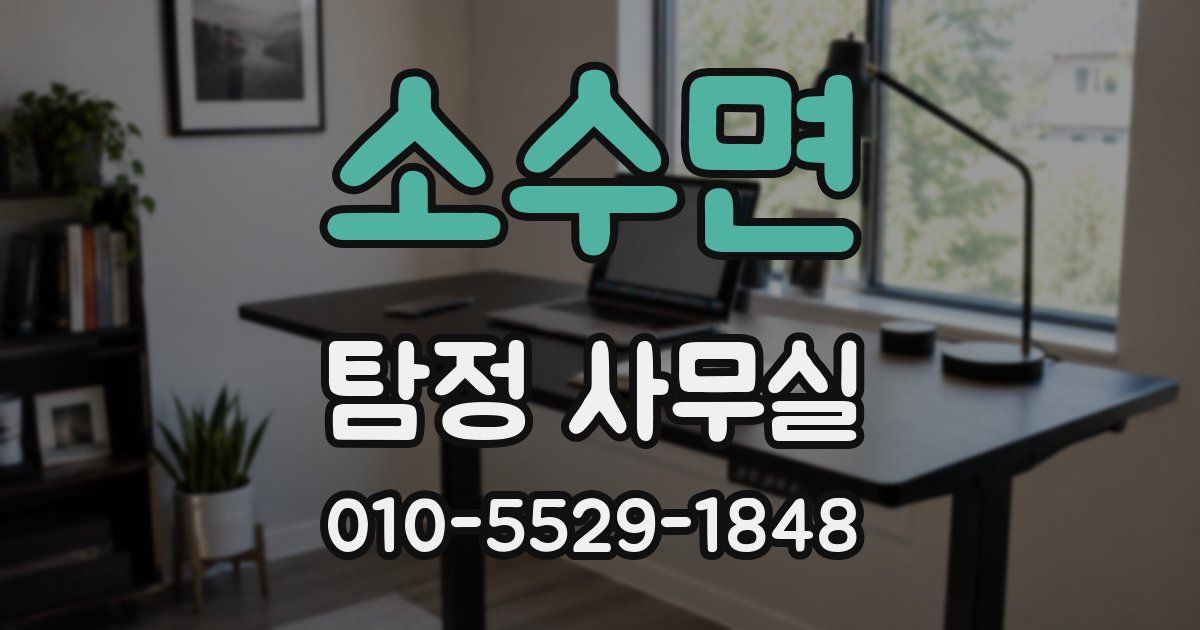 소수면 탐정 사무실
