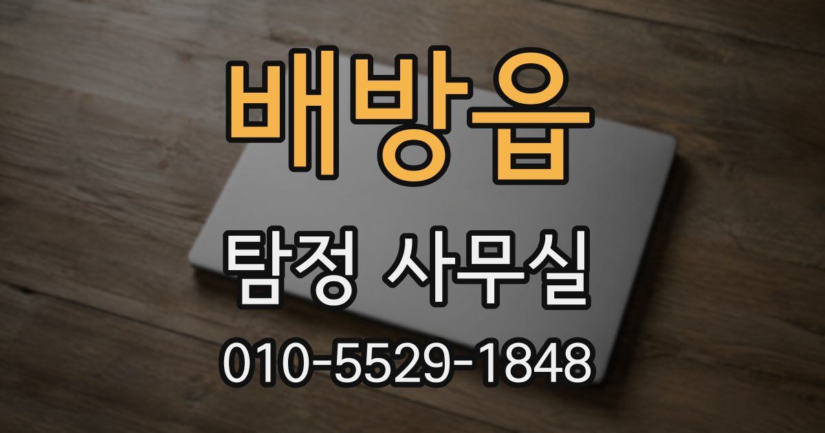 배방읍 탐정 사무실