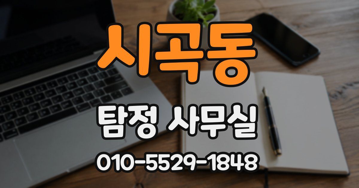 시곡동 탐정 사무실