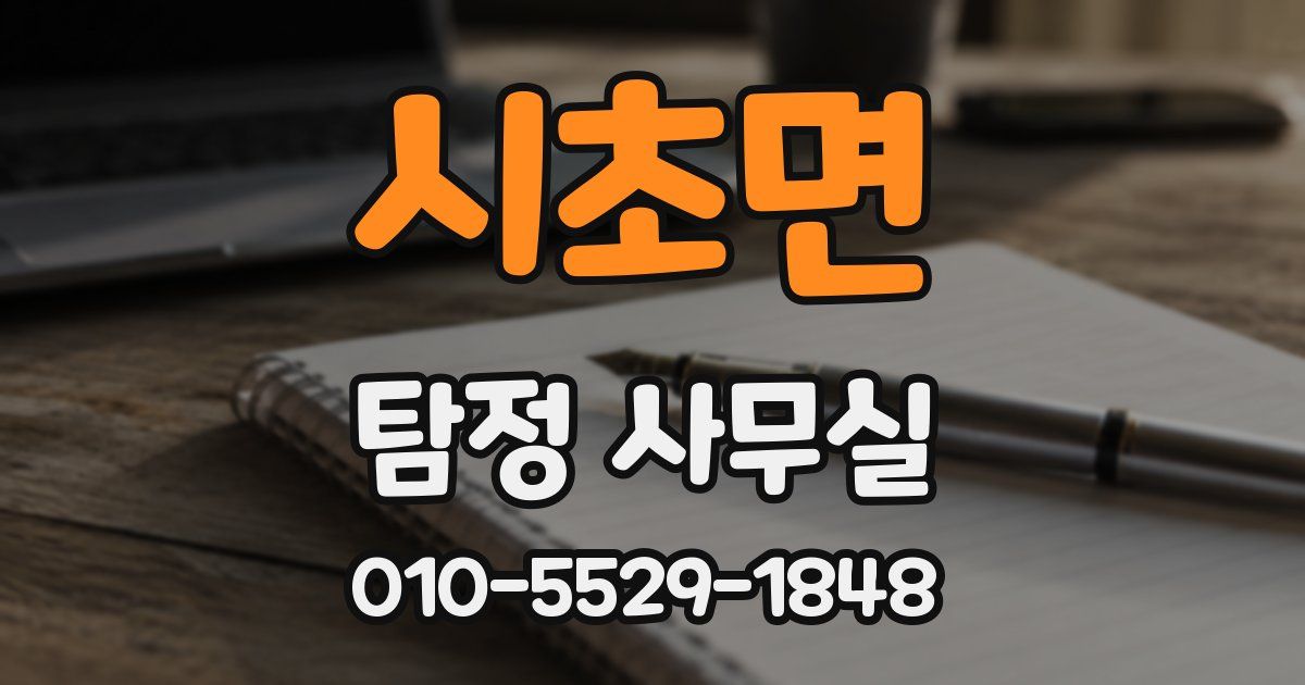 시초면 탐정 사무실
