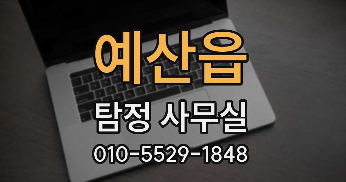 예산읍 탐정 사무실
