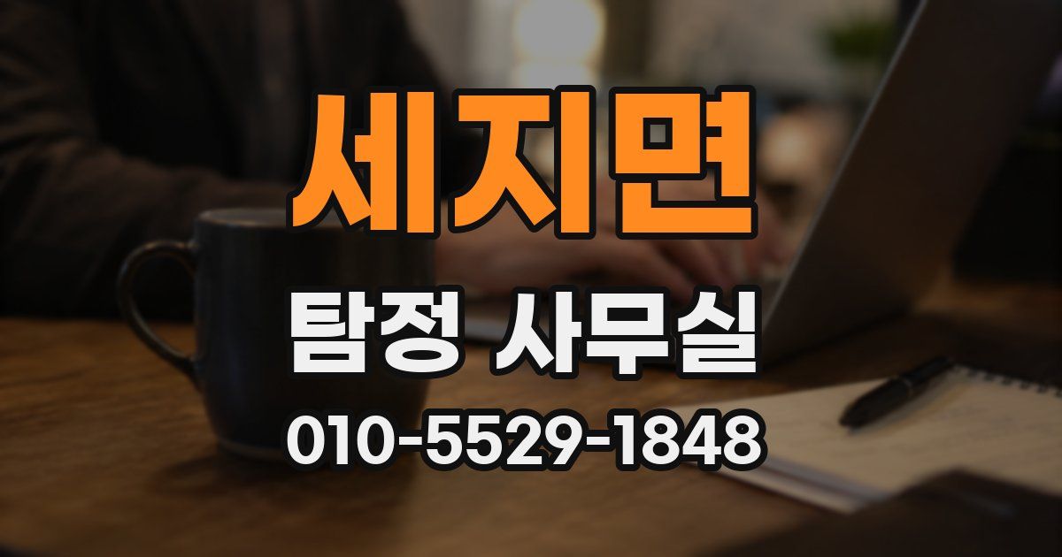 세지면 탐정 사무실