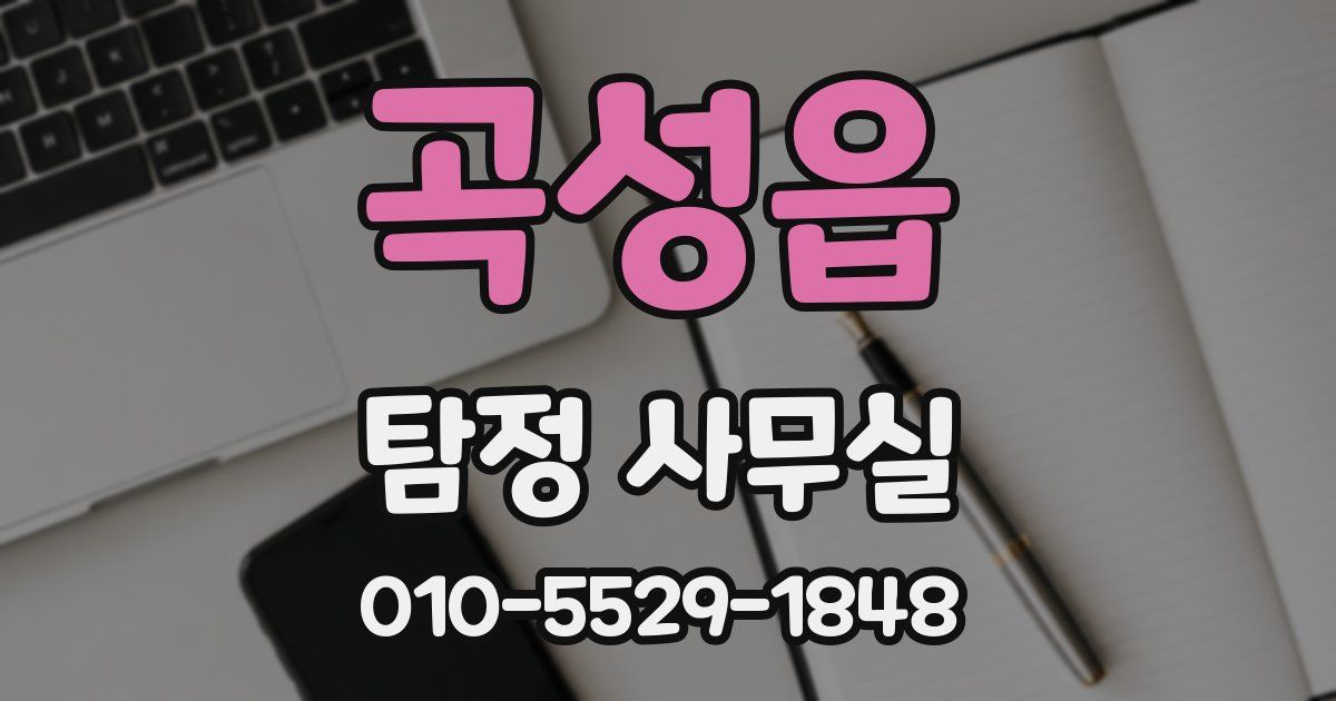 곡성읍 탐정 사무실