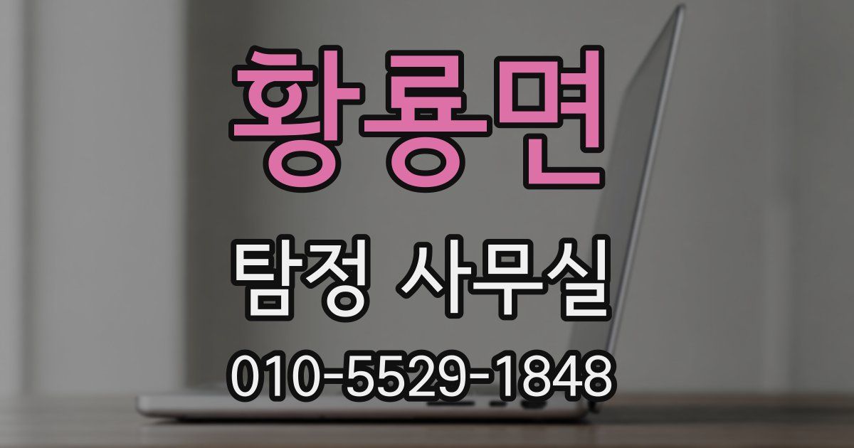 황룡면 탐정 사무실