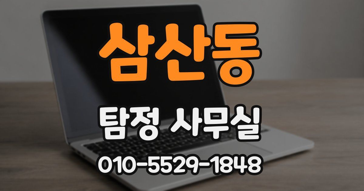 삼산동 탐정 사무실