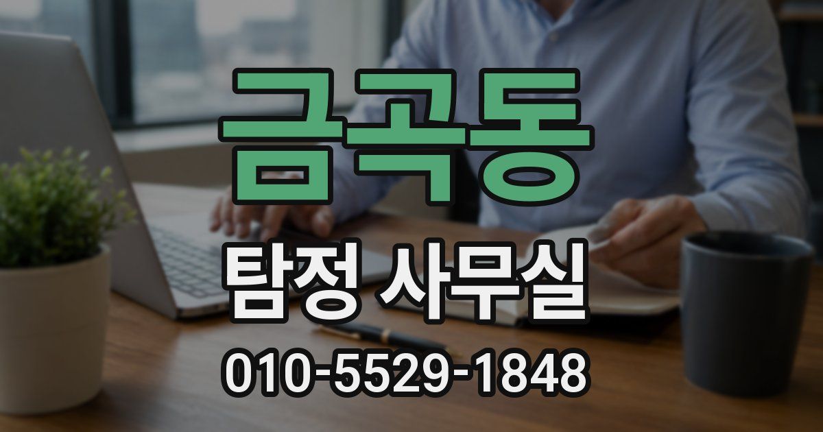 금곡동 탐정 사무실