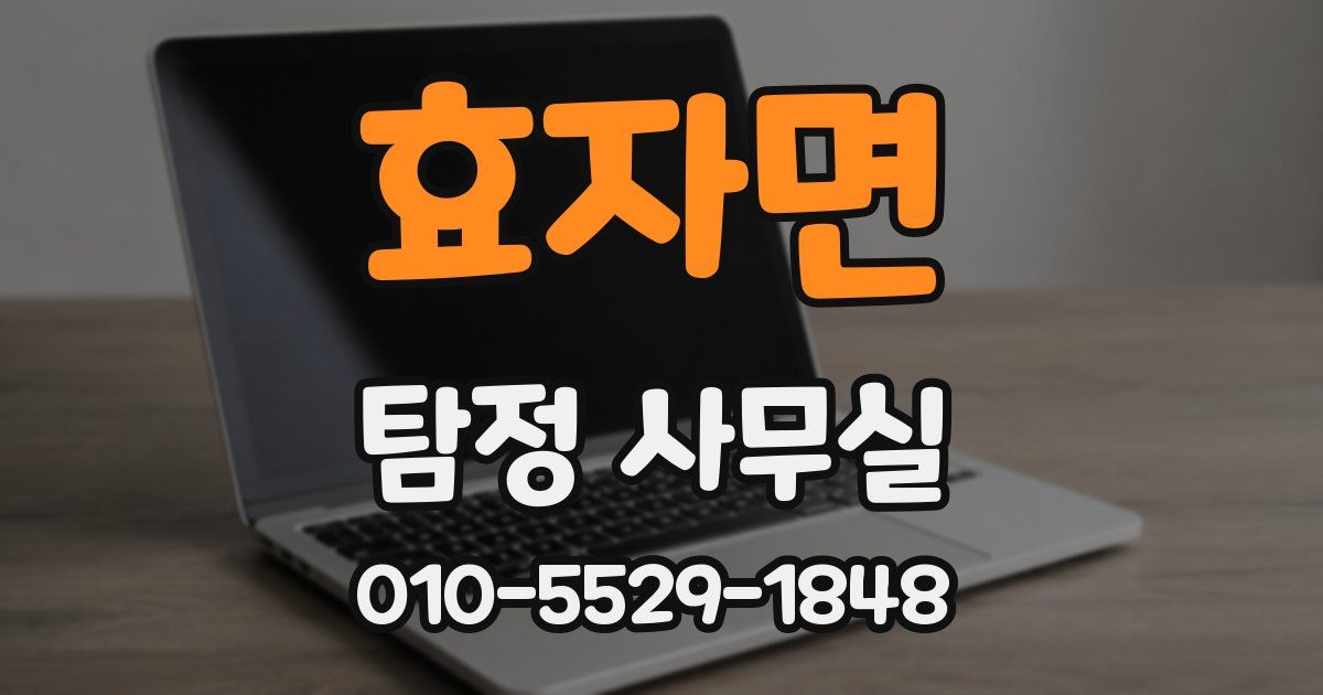 효자면 탐정 사무실