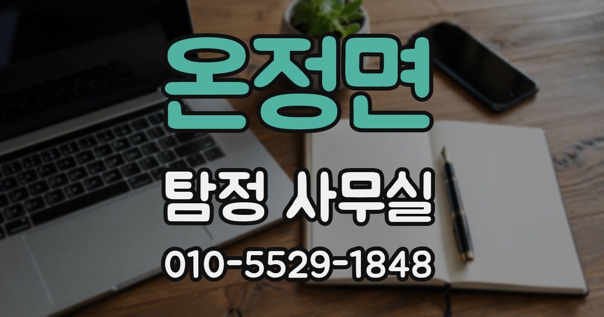 온정면 탐정 사무실