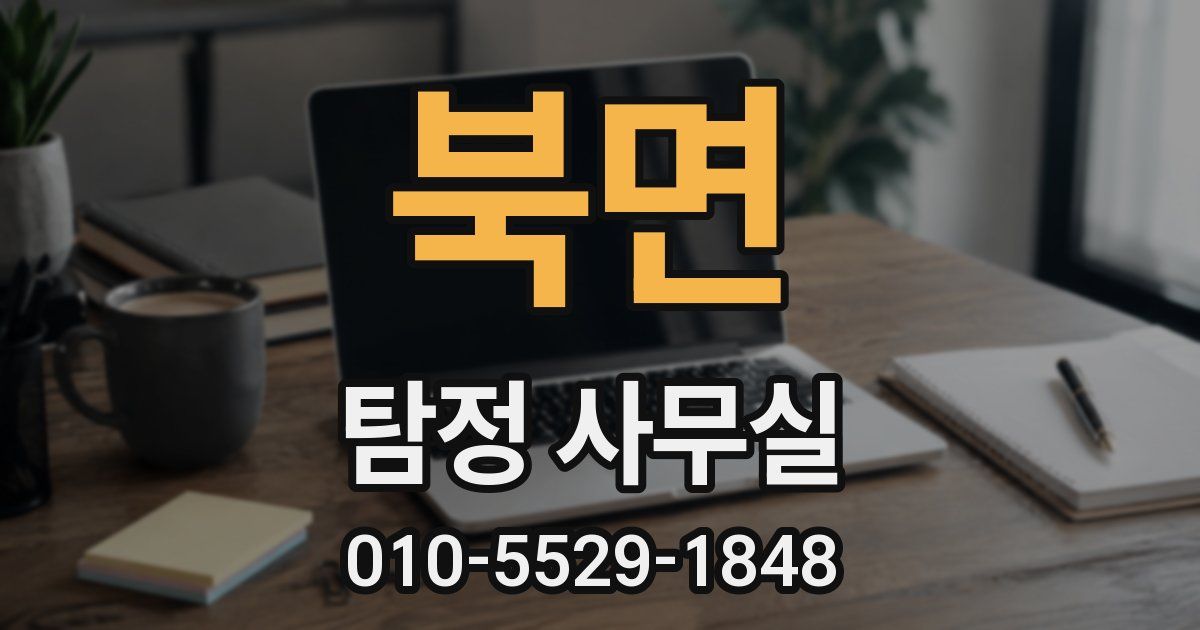북면 탐정 사무실