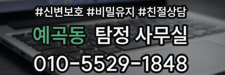 예곡동 탐정 사무실