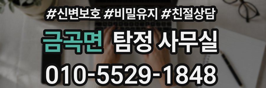 금곡면 탐정 사무실