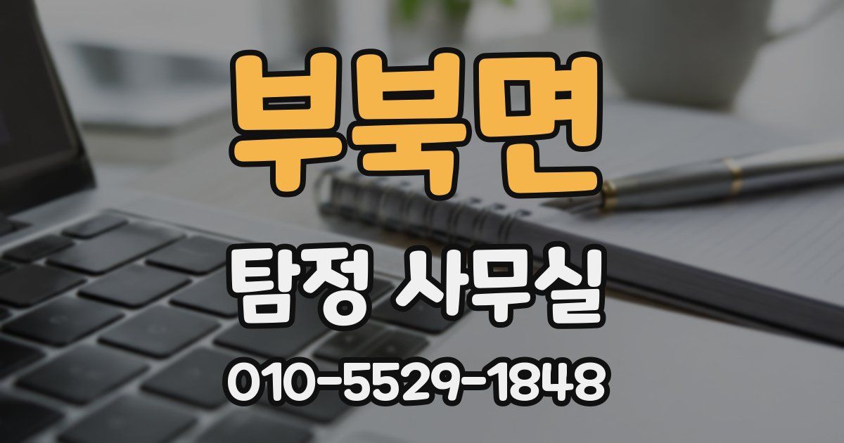 부북면 탐정 사무실