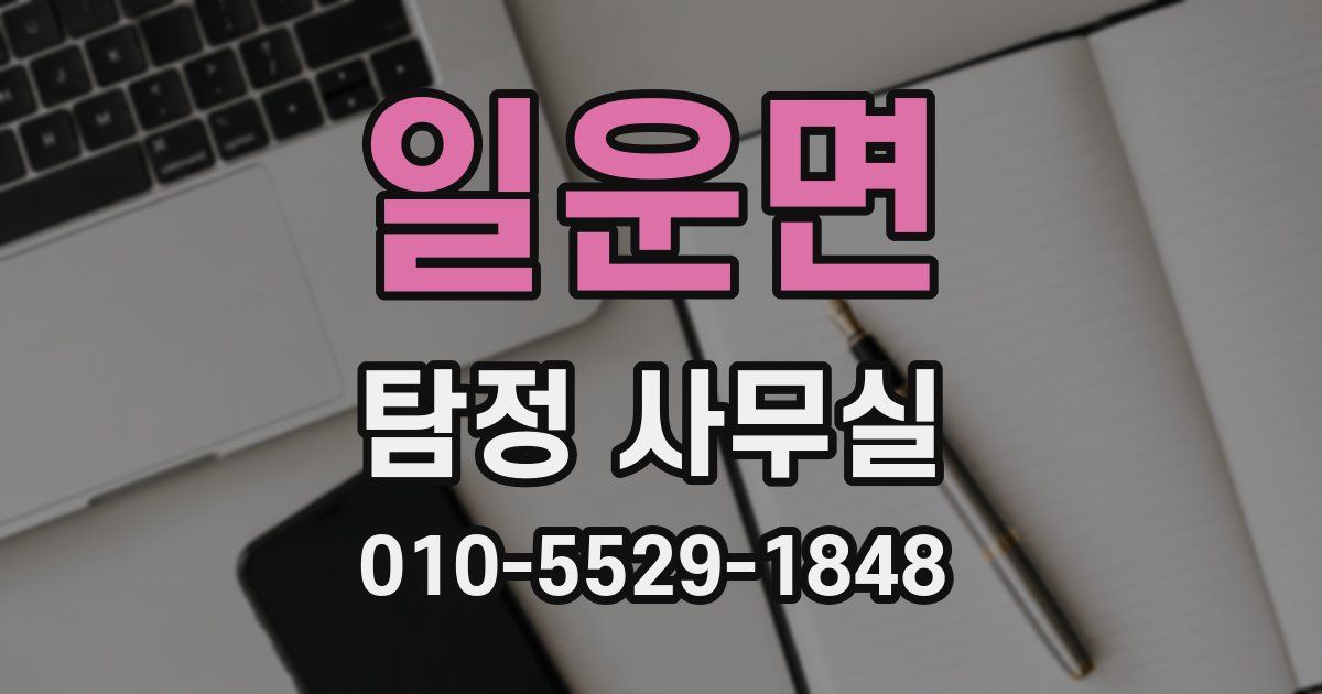 일운면 탐정 사무실
