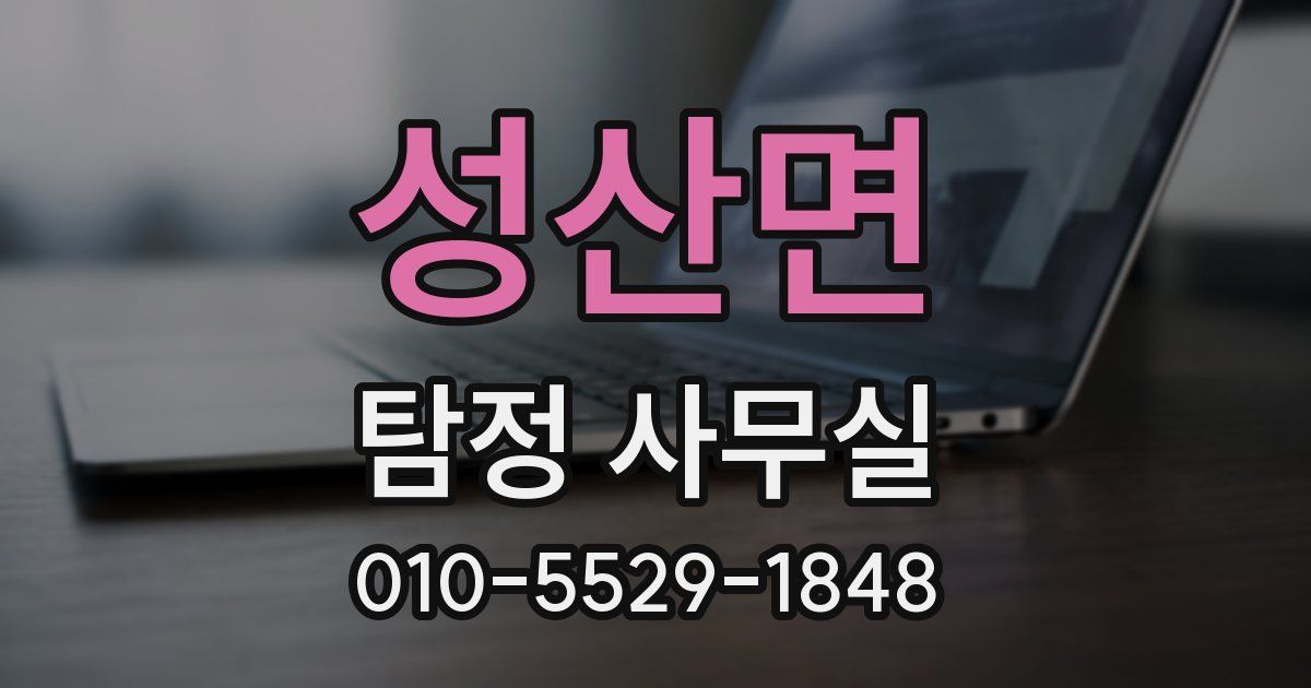 성산면 탐정 사무실