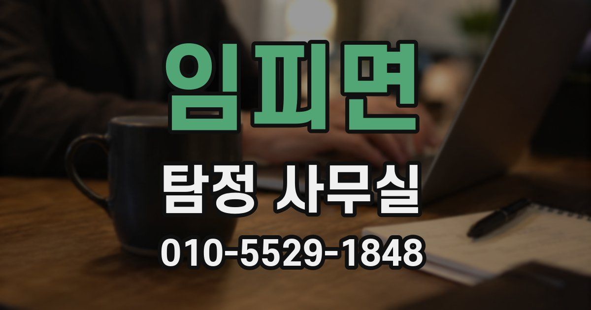 임피면 탐정 사무실