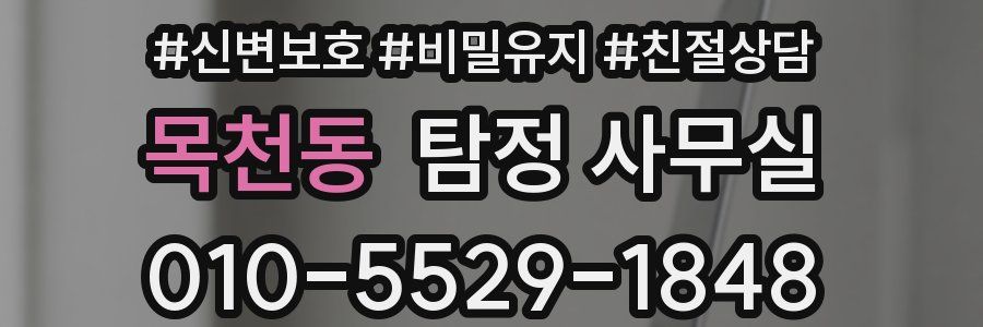 목천동 탐정 사무실