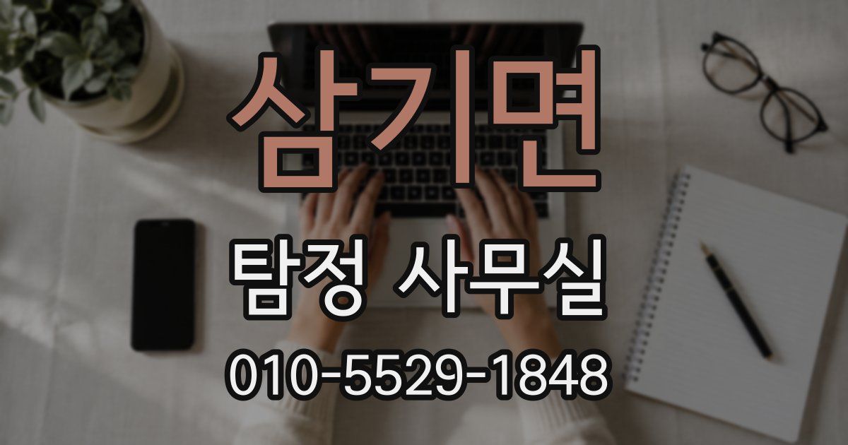 삼기면 탐정 사무실