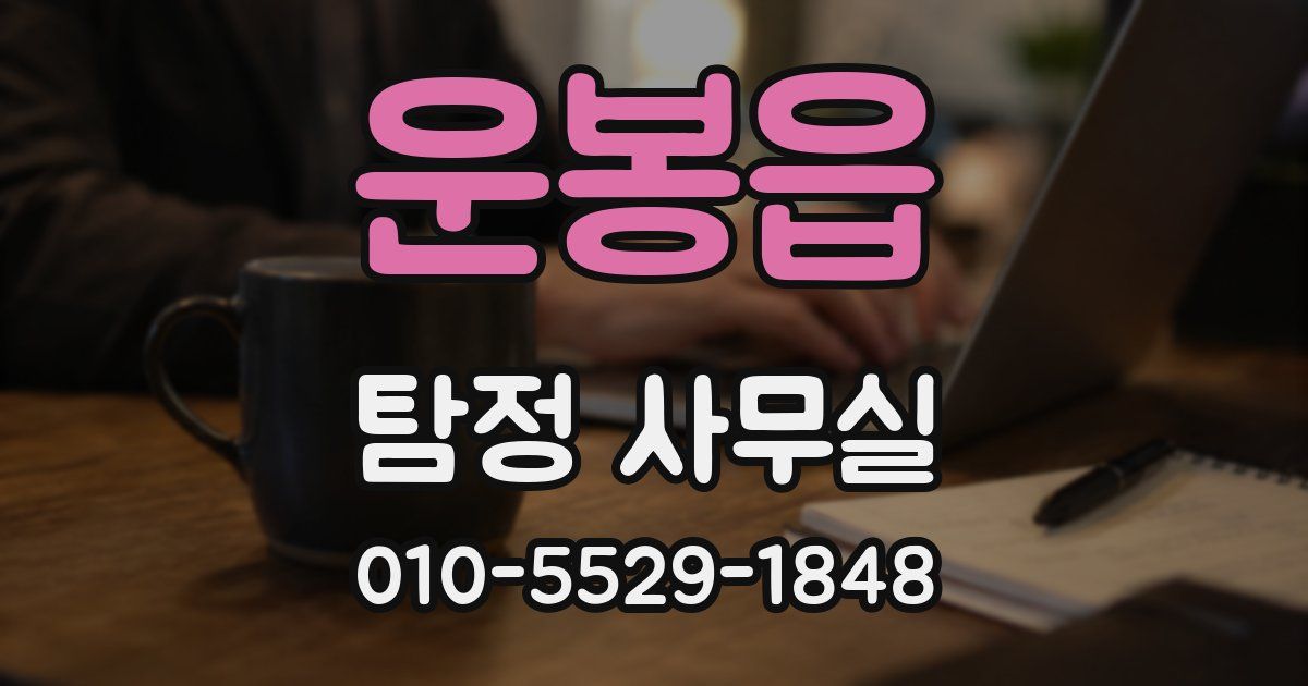 운봉읍 탐정 사무실