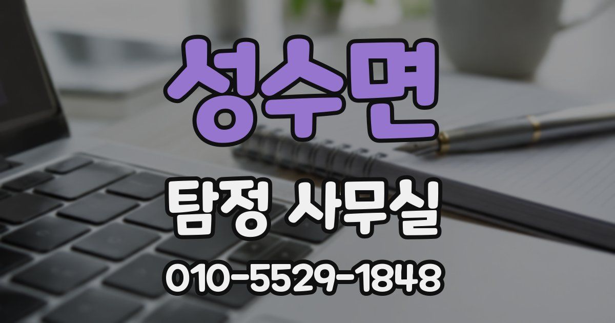 성수면 탐정 사무실
