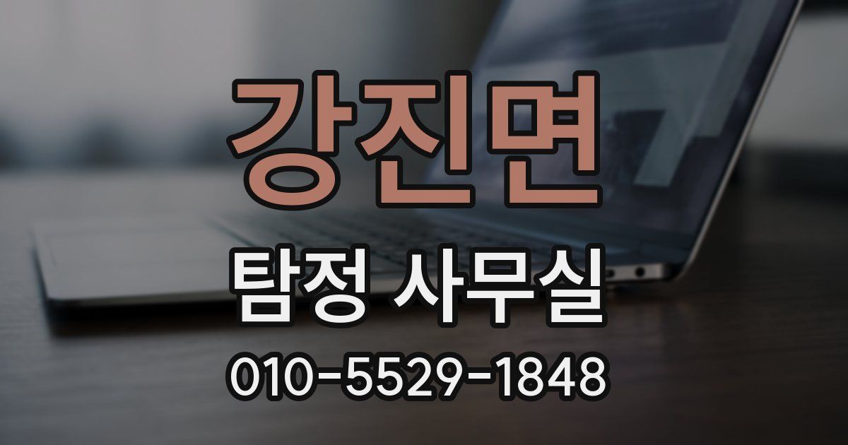 강진면 탐정 사무실