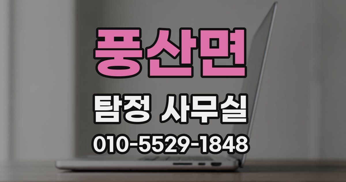 풍산면 탐정 사무실