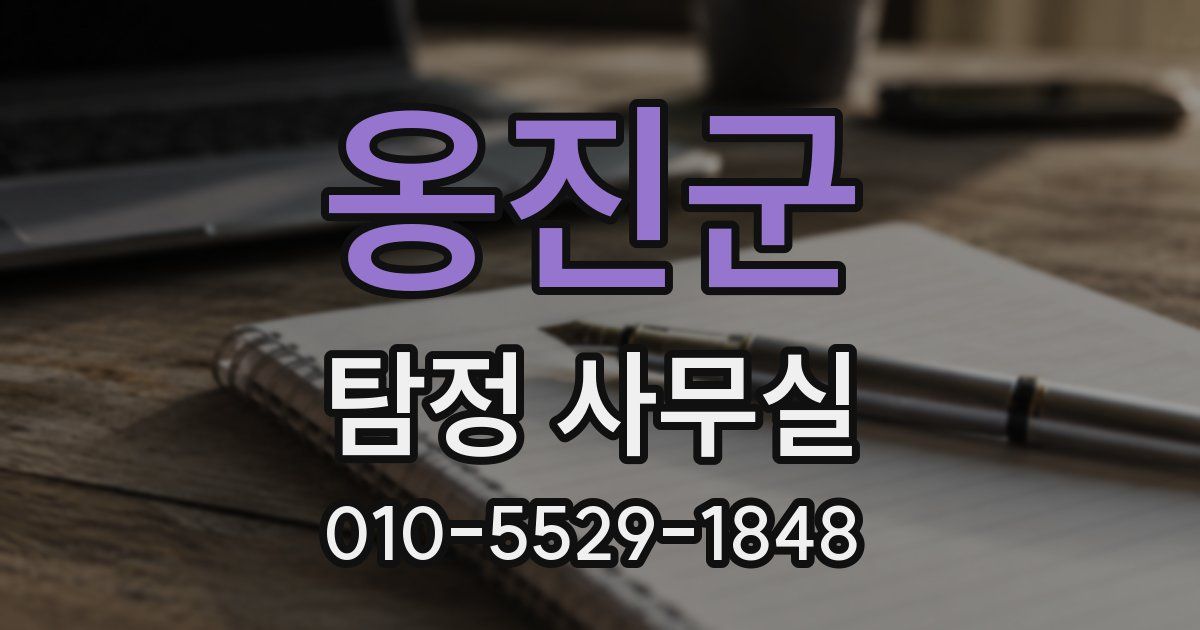 옹진군 탐정 사무실