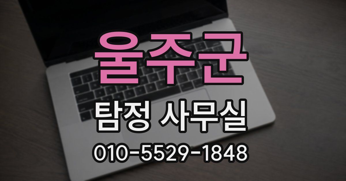 울주군 탐정 사무실