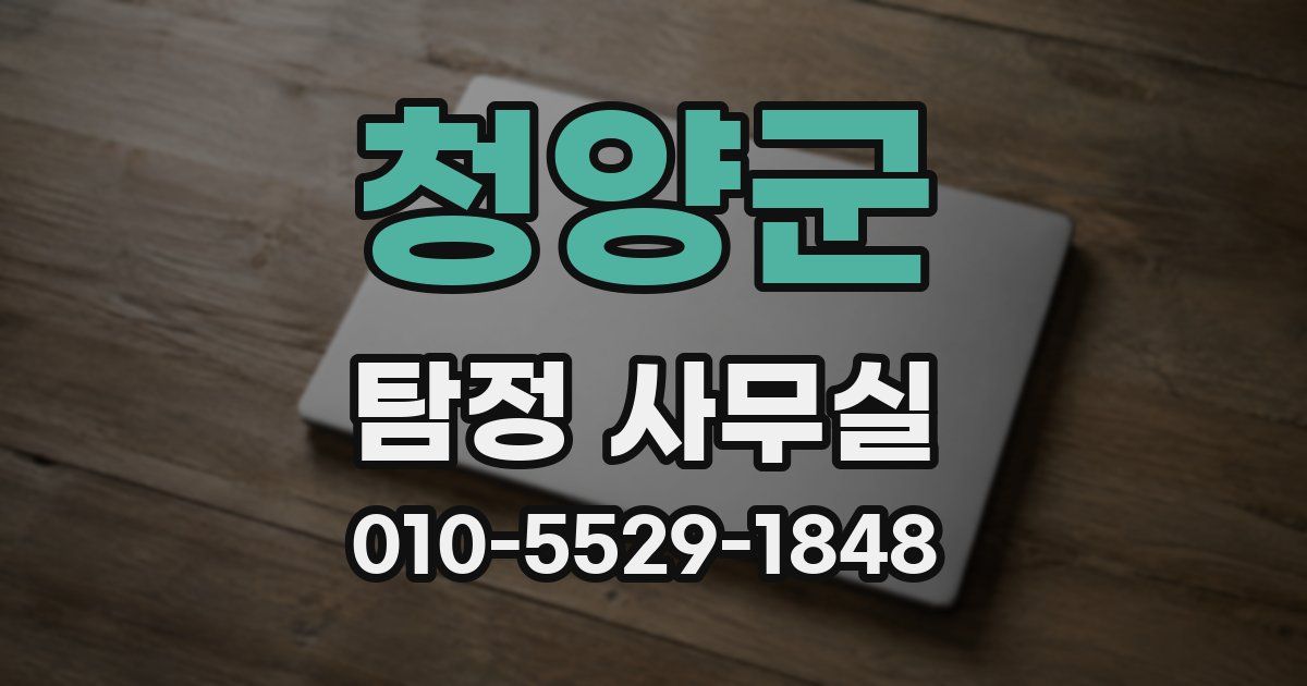 청양군 탐정 사무실