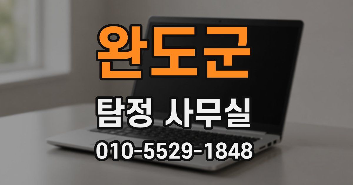 완도군 탐정 사무실