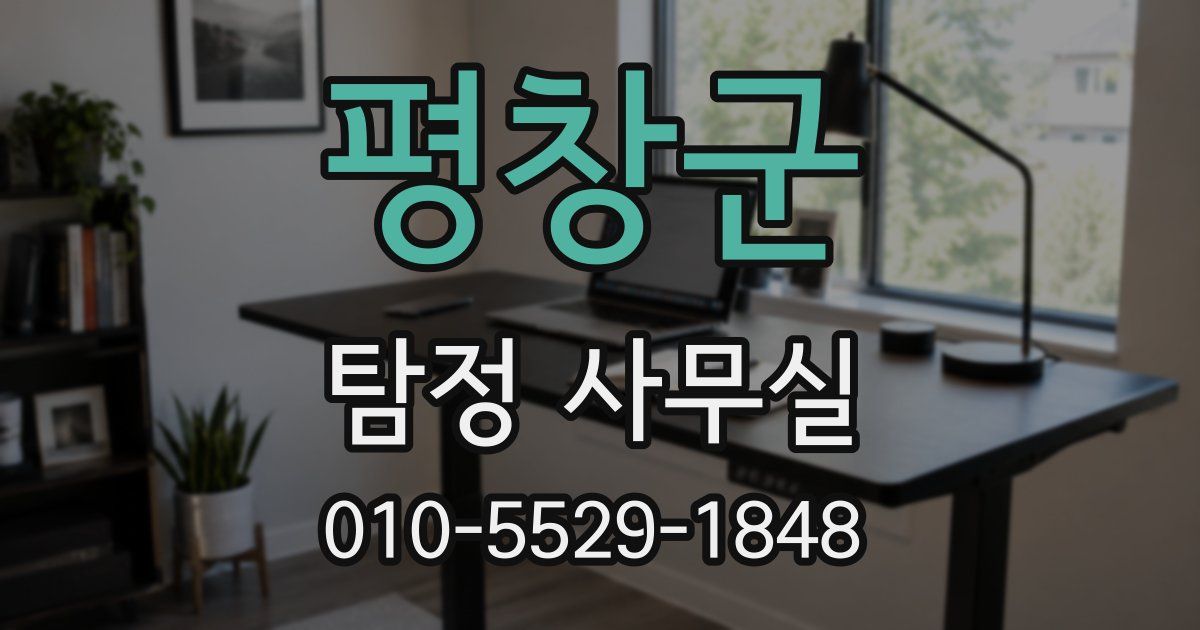 평창군 탐정 사무실
