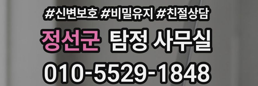 정선군 탐정 사무실