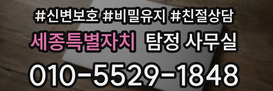세종특별자치 탐정 사무실