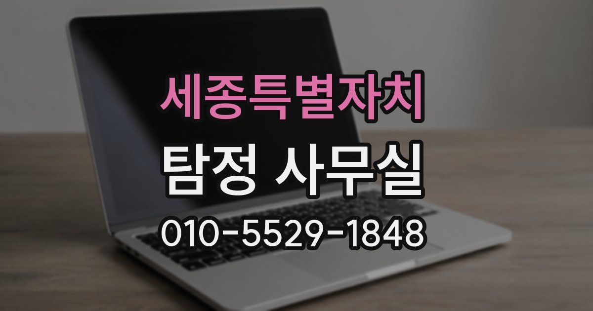세종특별자치 탐정 사무실