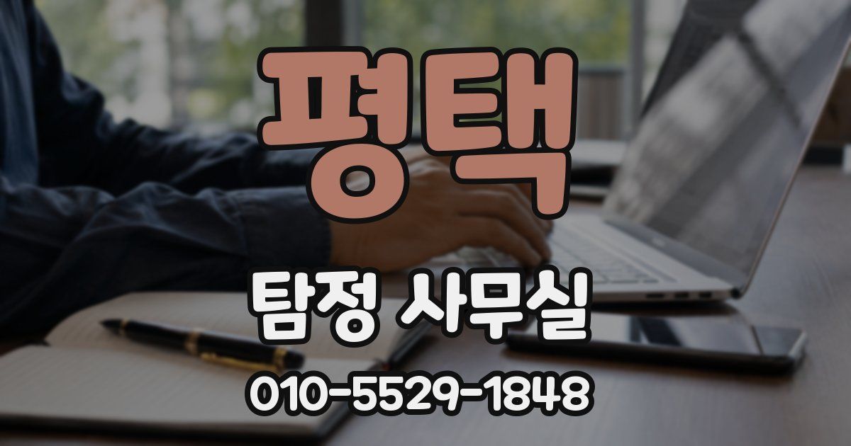 평택 탐정 사무실