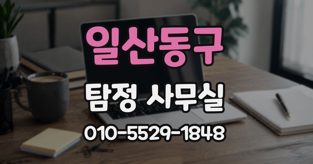 일산동구 탐정 사무실