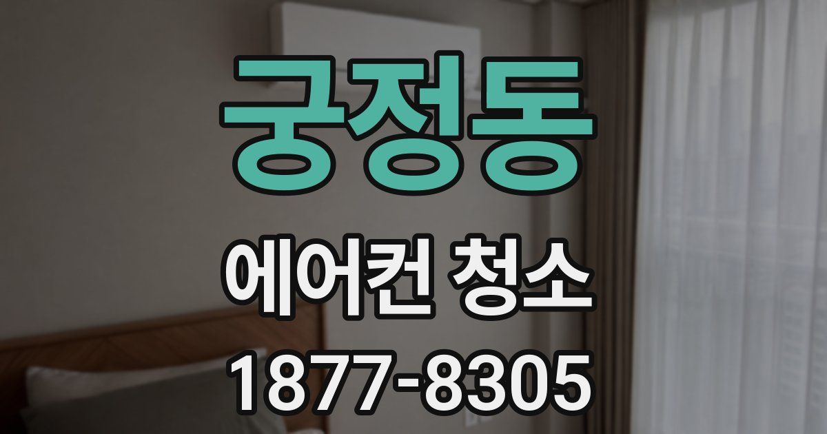 궁정동 에어컨 청소
