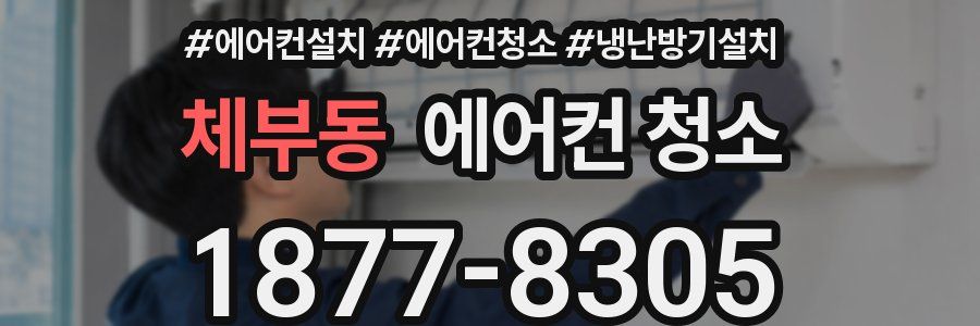 체부동 에어컨 청소