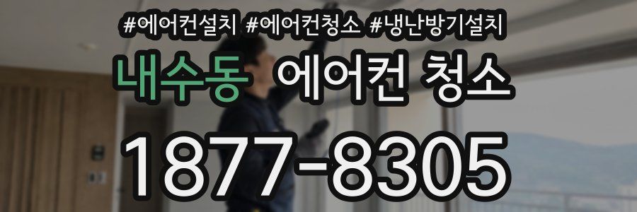 내수동 에어컨 청소