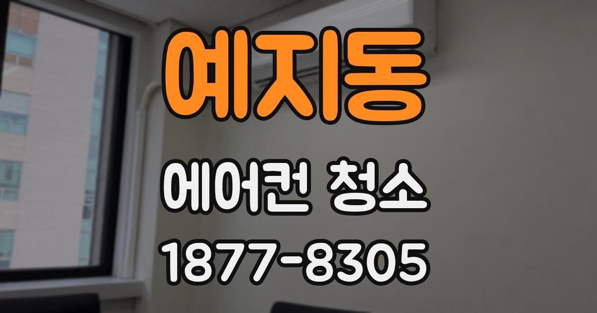 예지동 에어컨 청소
