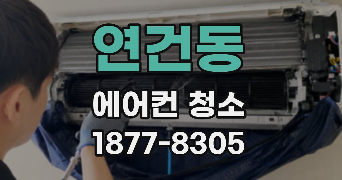 연건동 에어컨 청소