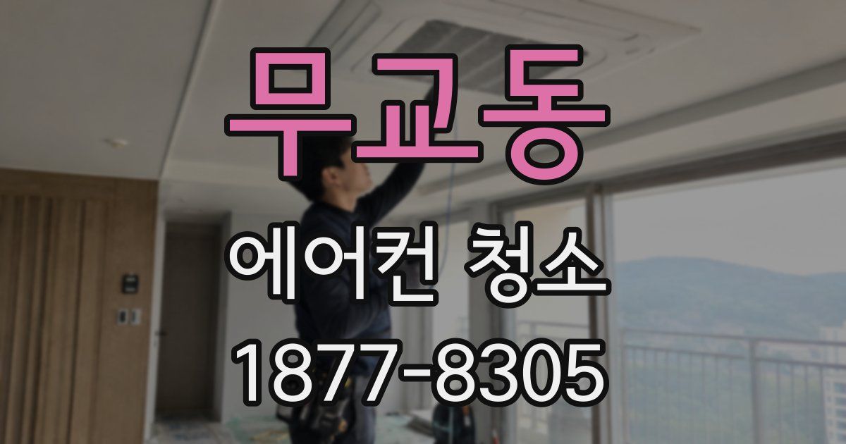 무교동 에어컨 청소
