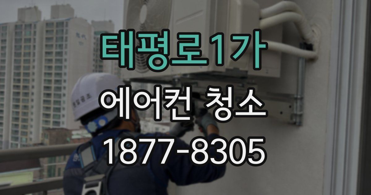 태평로1가 에어컨 청소