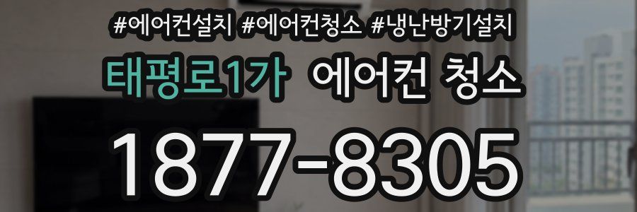 태평로1가 에어컨 청소
