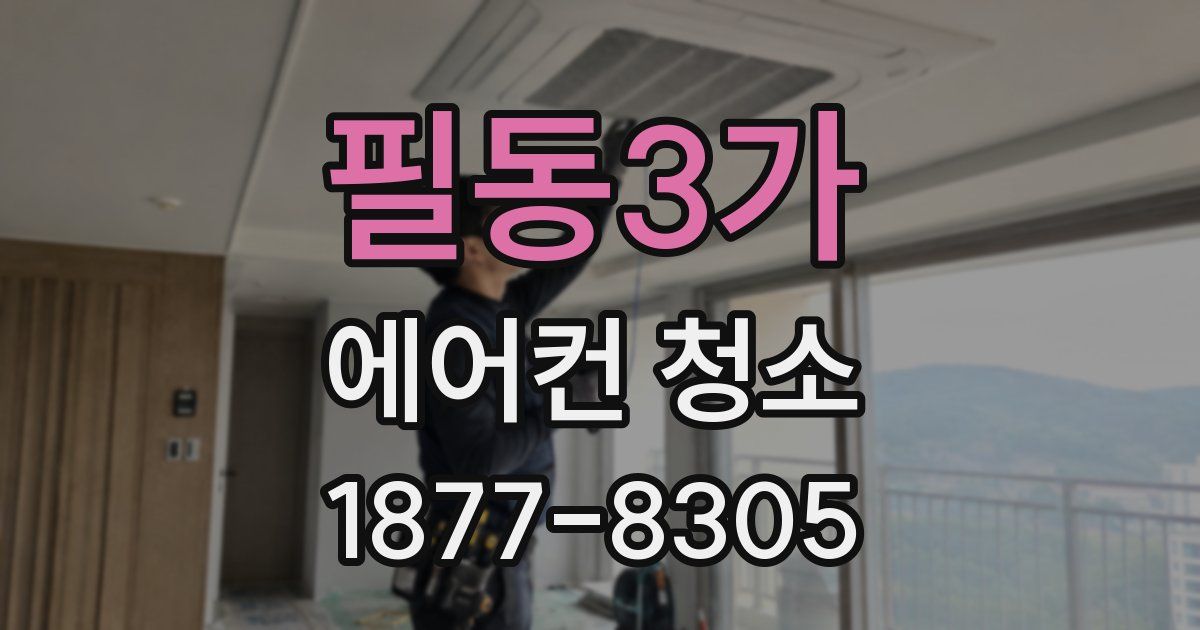 필동3가 에어컨 청소