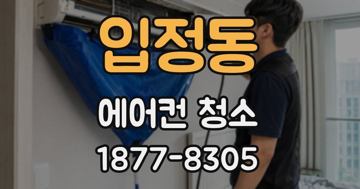 입정동 에어컨 청소