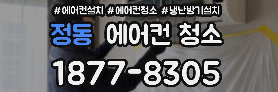 정동 에어컨 청소