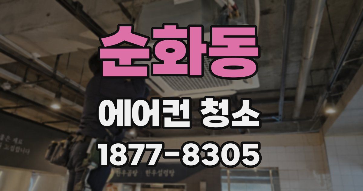 순화동 에어컨 청소