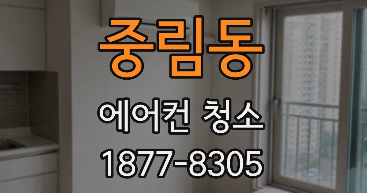 중림동 에어컨 청소